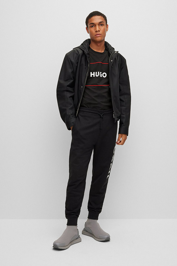 T-SHIRT HUGO - 001 BLACK